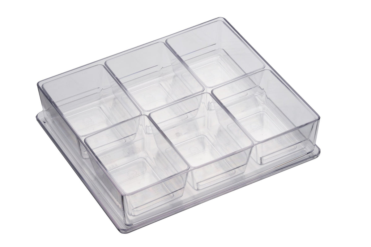 遠藤商事 Endo Shoji ASP01006 Commercial Spice Case, 6 Pieces, Polycarbonate Resin, Made in Japan