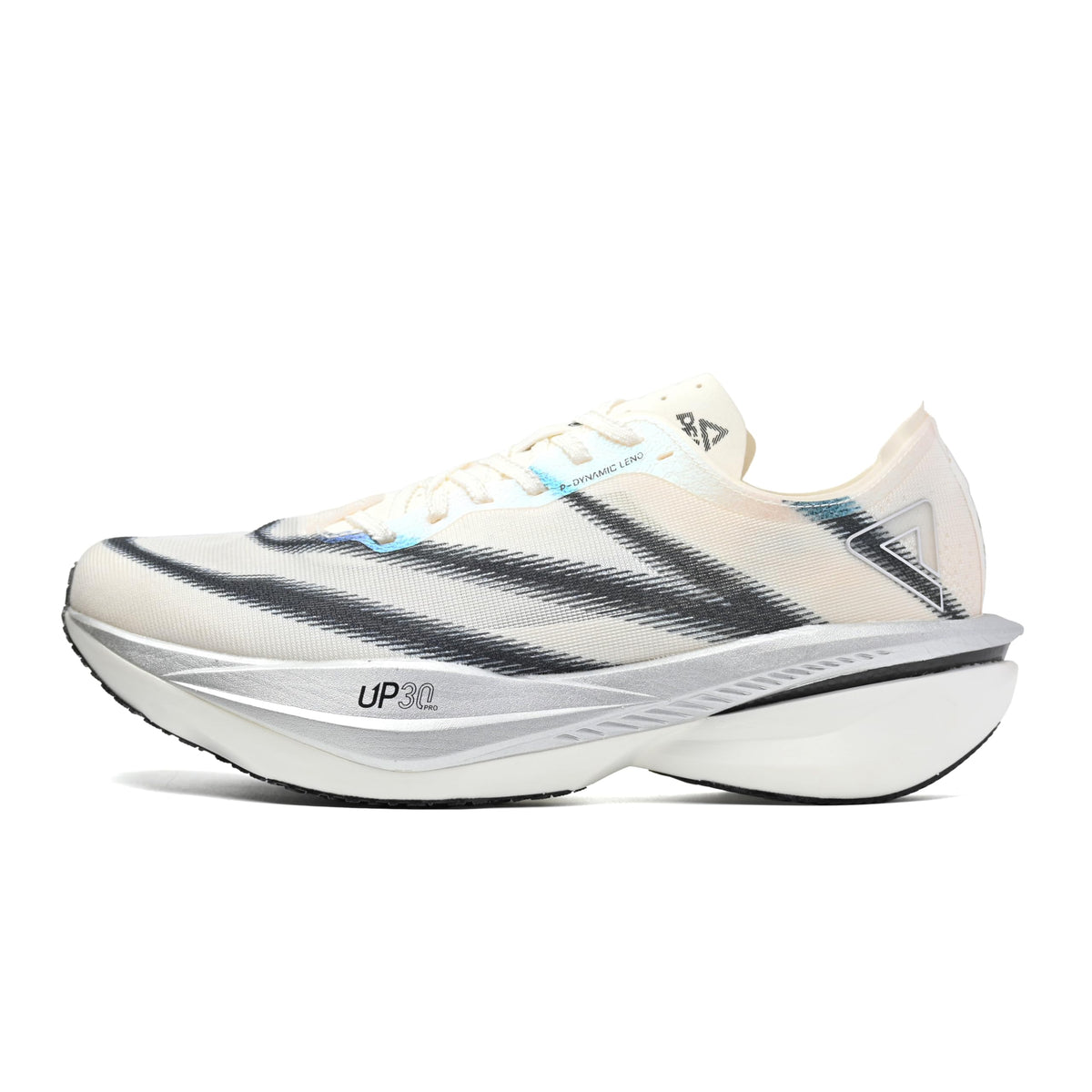 Peak ET53303 Men's UP30-PRO Running Shoes, White x Black, Shock Absorption, Lightweight, Men's Fashion, Multicolor (White/Black), 26.0 cm 2E