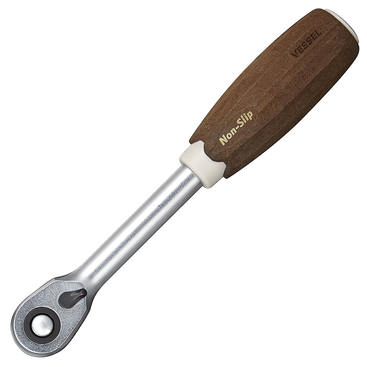 VESSEL HRH3-W Woody Ratchet Handle Non-slip Grip Insertion Angle 3/8 inch (9.5 mm)