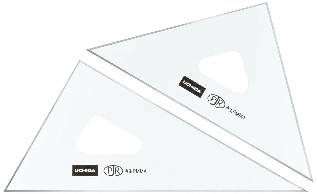 Uchida triangle ruler 15cm ~ 2mm chamfer 1-809-1521