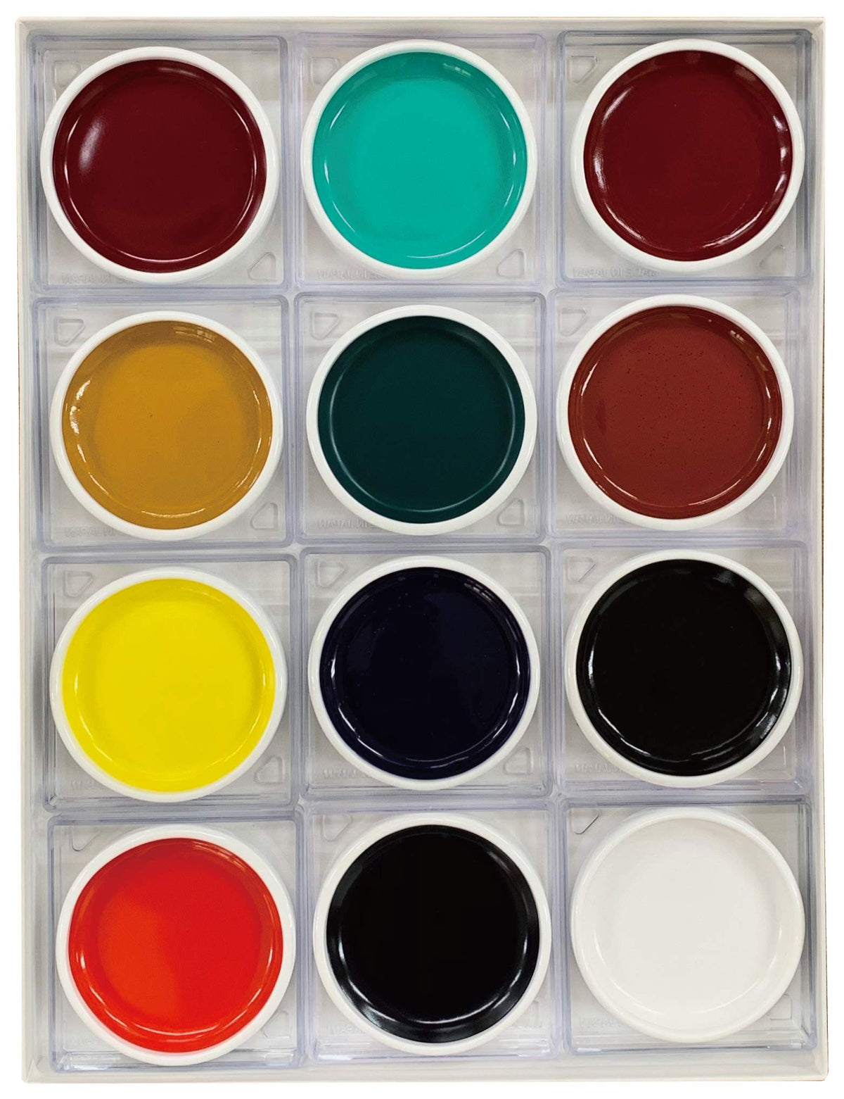 12 color set auspicious iron pot (japan import)