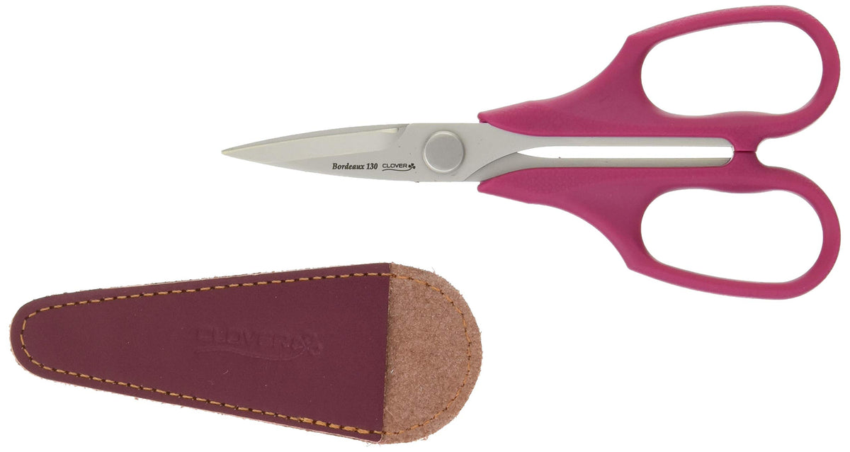CLOVER Patchwork Scissors Bordeaux (130) 13cm 36-085 (Japan Import)