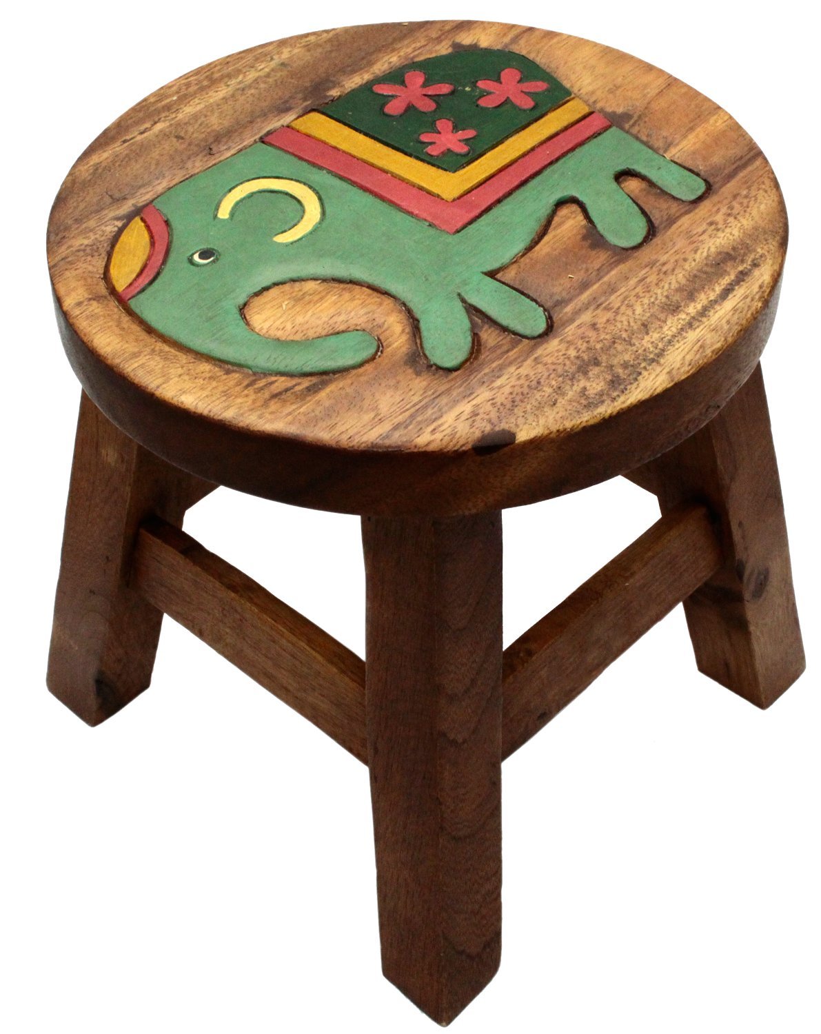 Tomo Corporation 2807-192710708860136 Round Stool, Elephant Parade, DIA25xH25-26, Load Capacity: Up to 220.5 lbs (100 kg)