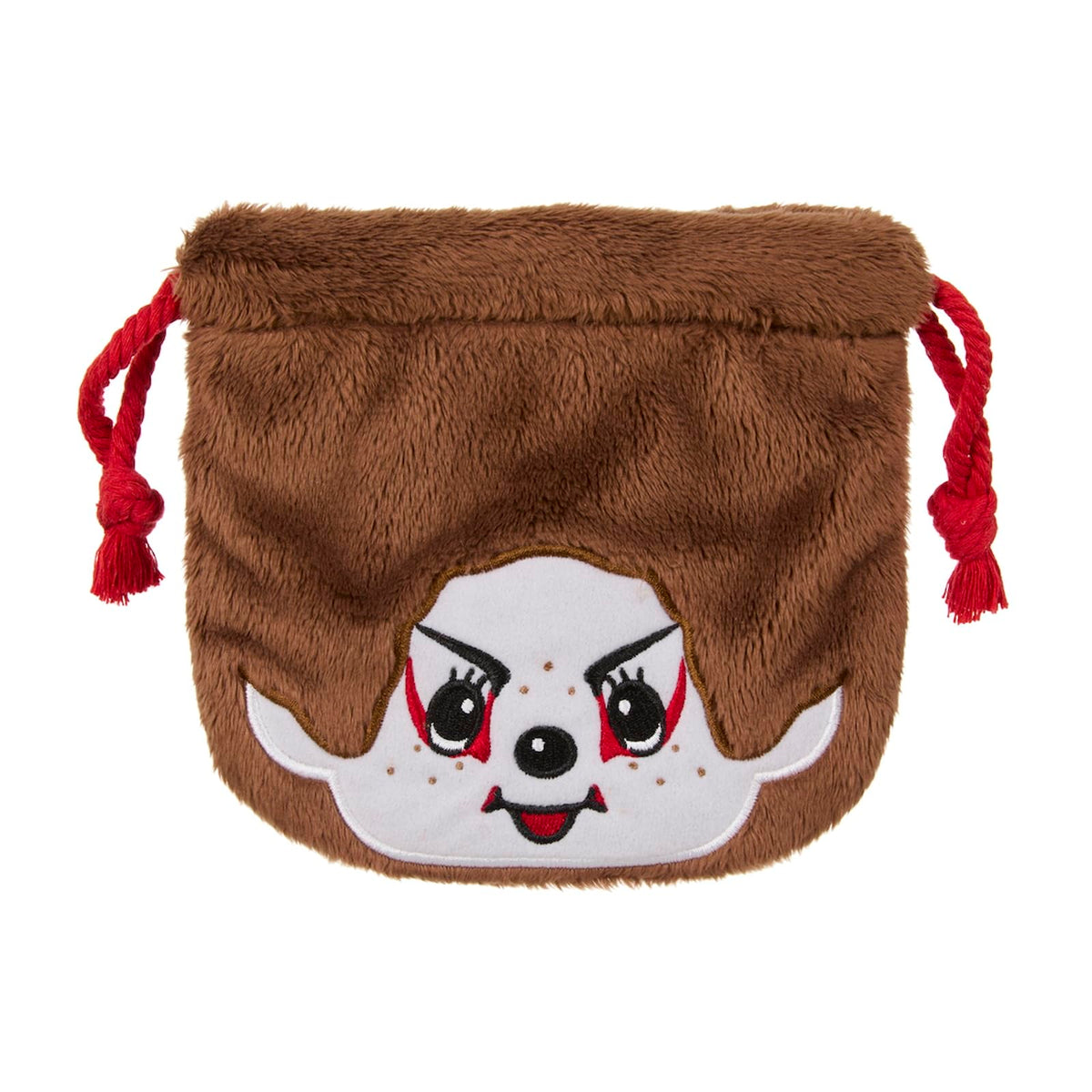 Sekiguchi 205851 Monchichi x Kabuki Drawstring Bag H15 x Width 6.3 x Depth 0.4 inches (15 x 16 x 1 cm)