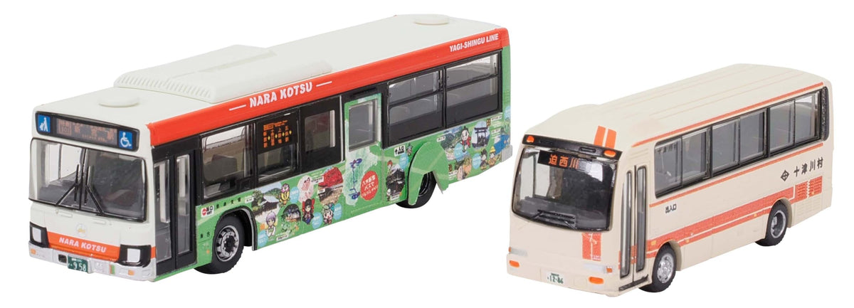 TOMYTEC 335535 The Bus Collection Bus Colle 23 Nara Kotsu Yagi Shingu Limited Express Bus, Totsukawa Village Bus, Set of 2, Diorama Supplies