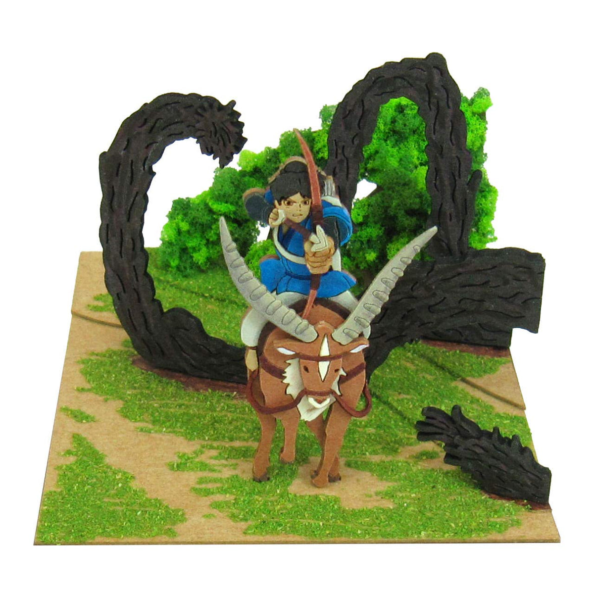Giant Bean Bag Chairs Sankei MP07-41 Studio Ghibli Mini Princess Mononoke Ashitaka and Tatari God, Non-Scale Paper Craft
