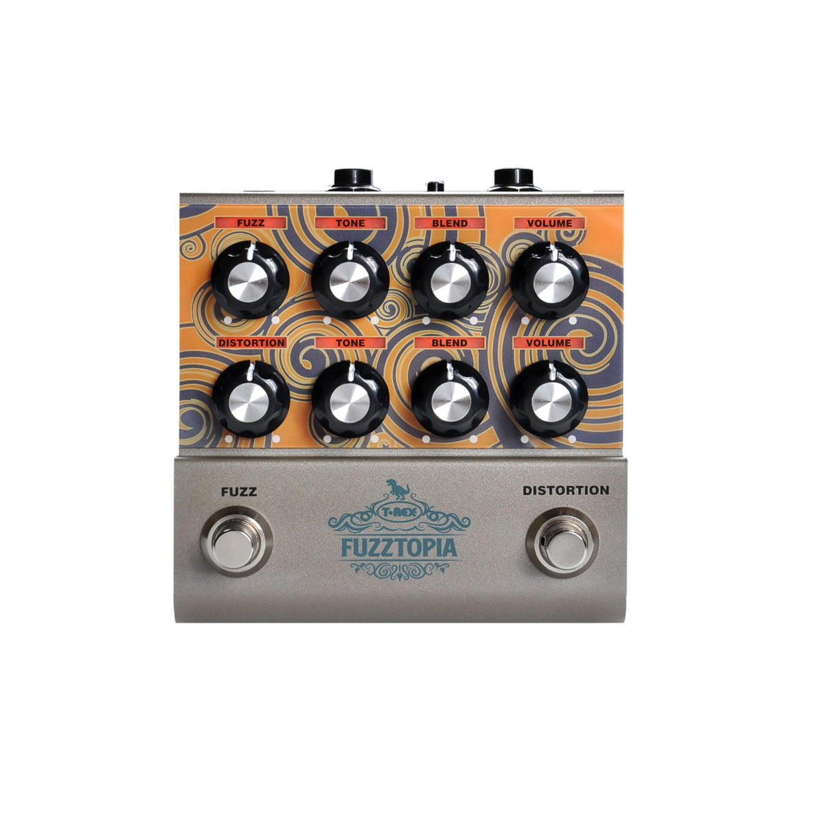 T-REX EFFECTS Analog Fuzz/Distortion Pedal with BLEND Control, Simultaneously On/Off