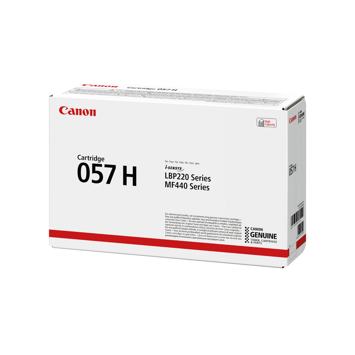 Canon 057 H High-Capacity Black Original Toner Cartridge for ImageCLASS LBP236, LBP237, MF445, MF449, MF455, i-SENSYS MF443, Satera LBP224