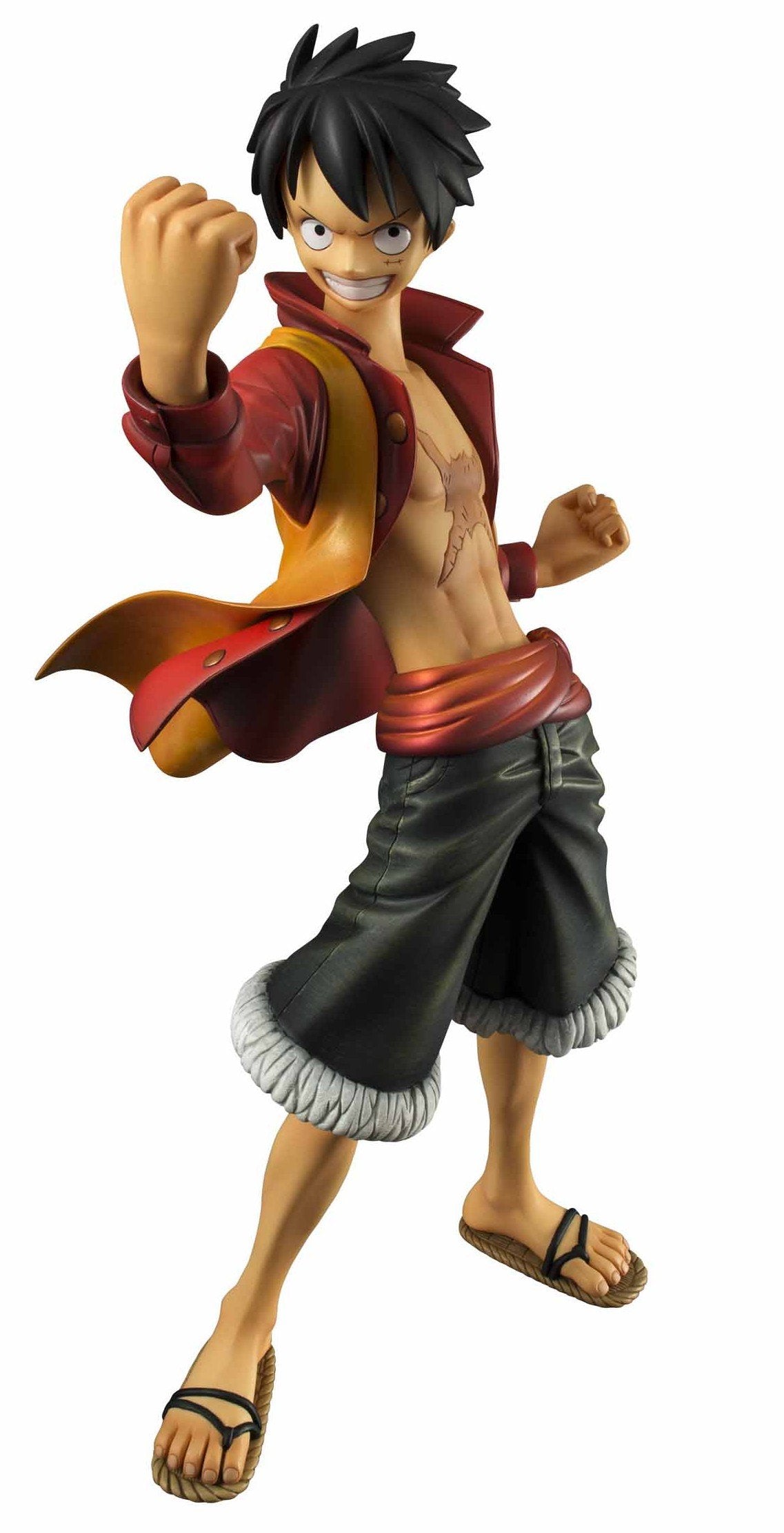 Megahouse - One Piece - Portrait of Pirates: Luffy Film Z Version Ex Model PVC Figure