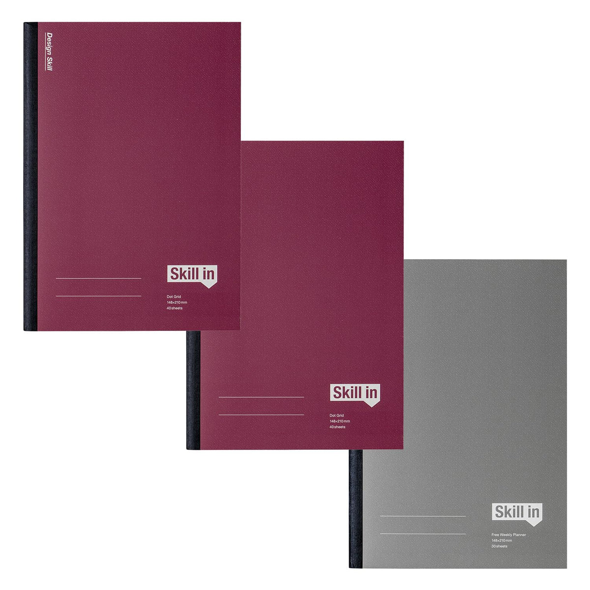 アピカ Apica CFSA5003T Skill-In Notebook for Re-Learning for Working People, A5 Design, 2 Bundles, Schedule, Set of 1