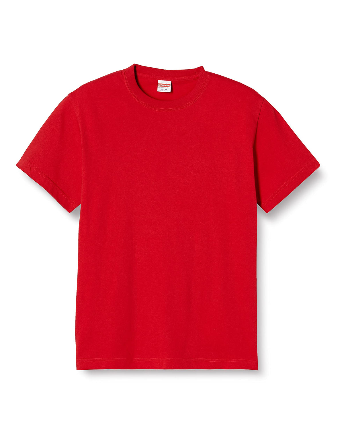 United Athle Men's 5.6 oz. Tee M Red