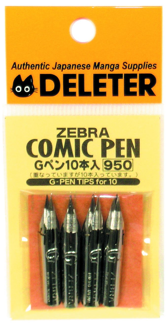 Deleter Zebra Comic G Pen (Pack of 10)