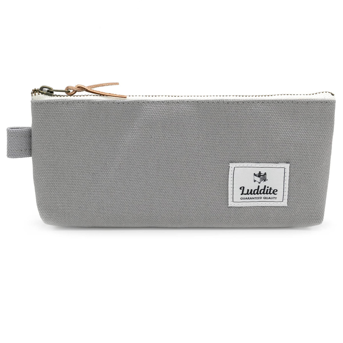 Luddite LDH-GPN-18 Gusset Pen Case, Canvas, Gray