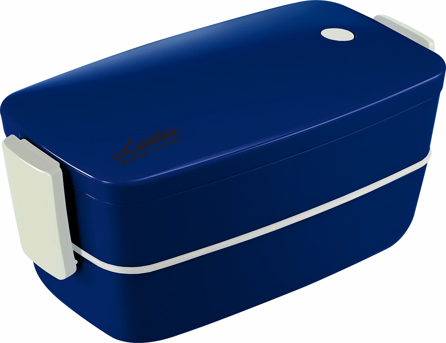 アスベル Asvel 3641 C Lantus Lunch Box, 1 Tier, 18.2 fl oz (570 ml), Blue