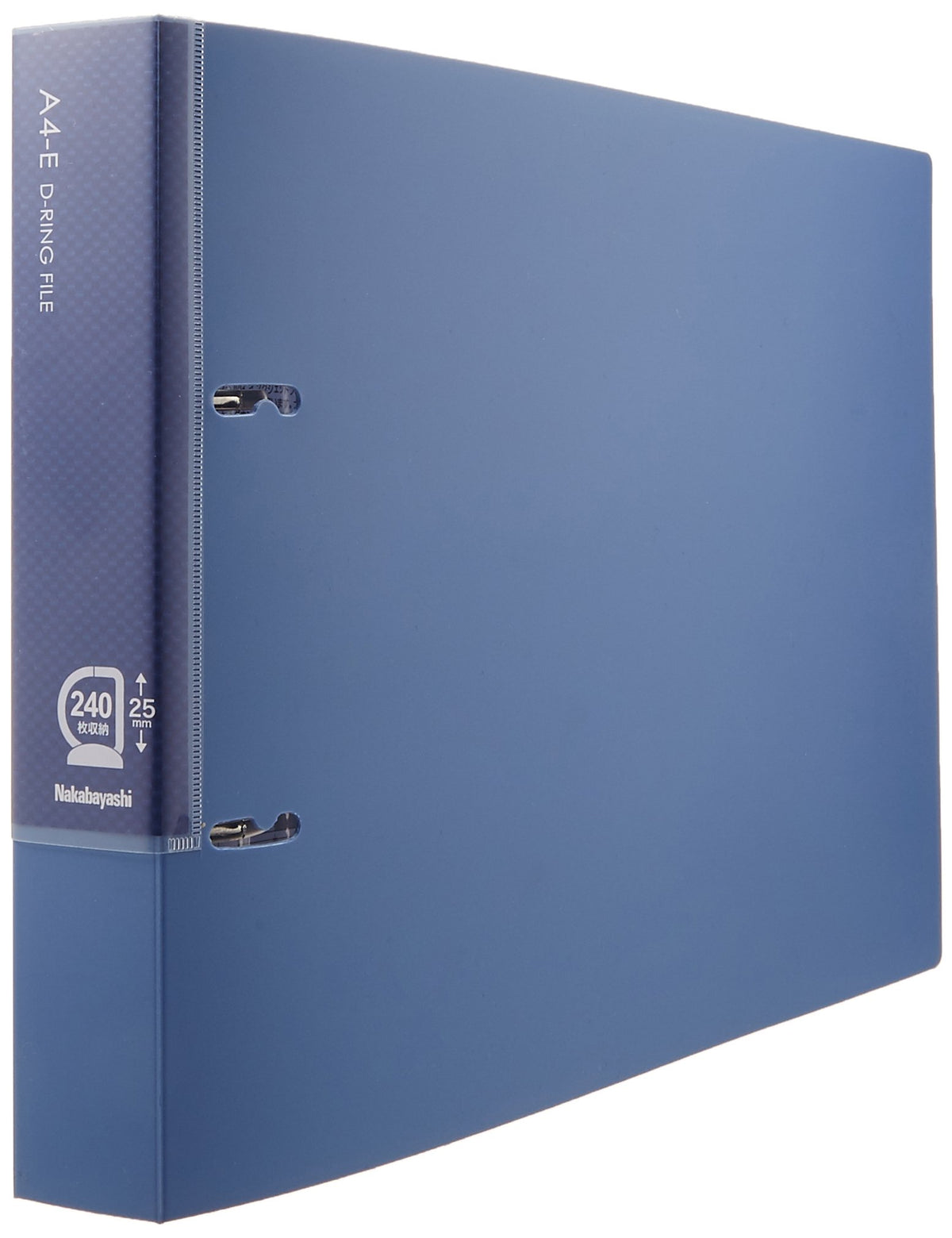 Nakabayashi RF1132B-N D-Ring File, A4, E-Type, Blue