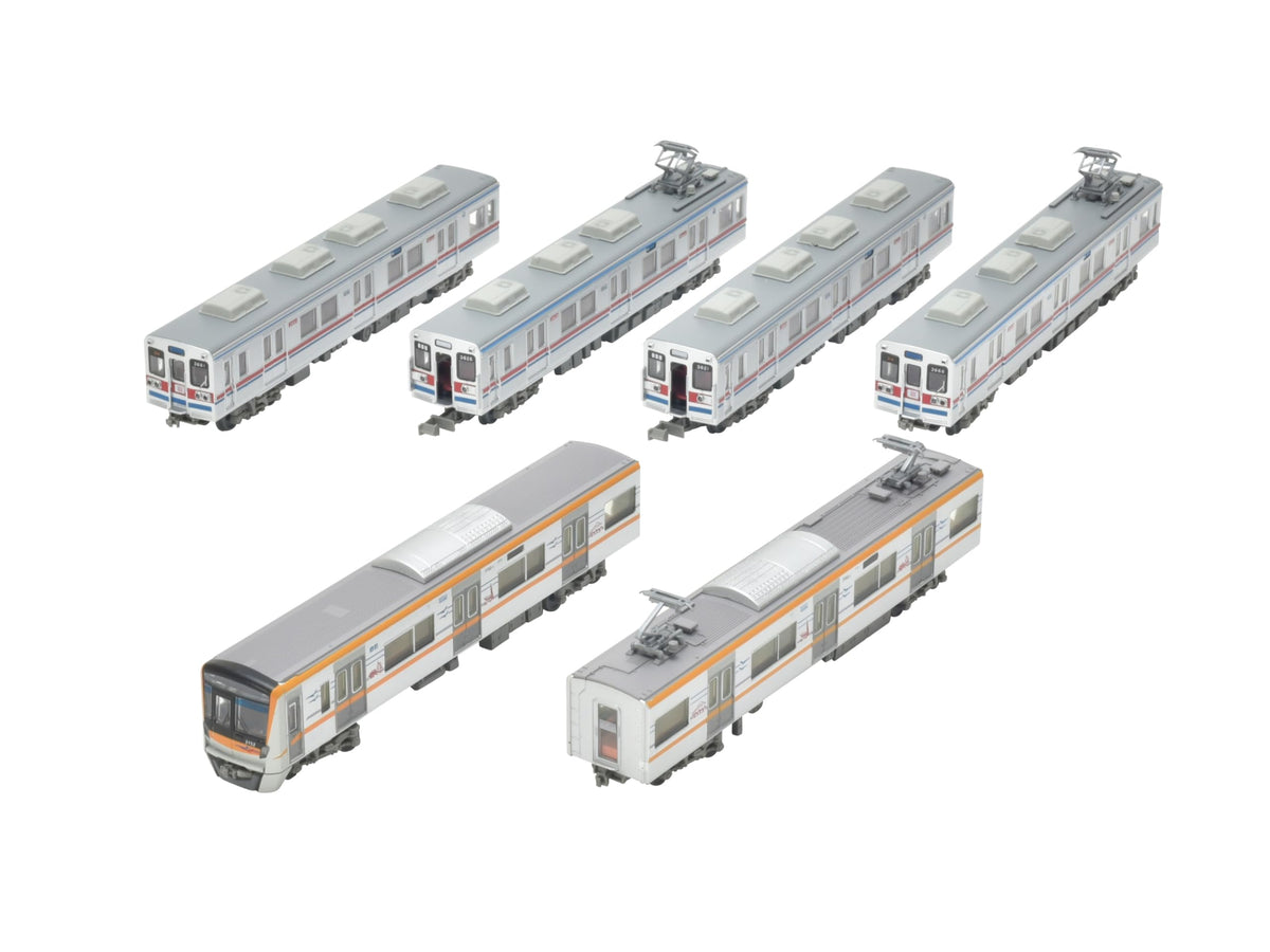 TOMYTEC Railway Collection, Keisei Electric Railway Type 3600 Type 3100 New Vehicle Circuit Train, Set of 6 Cars, Diorama Supplies