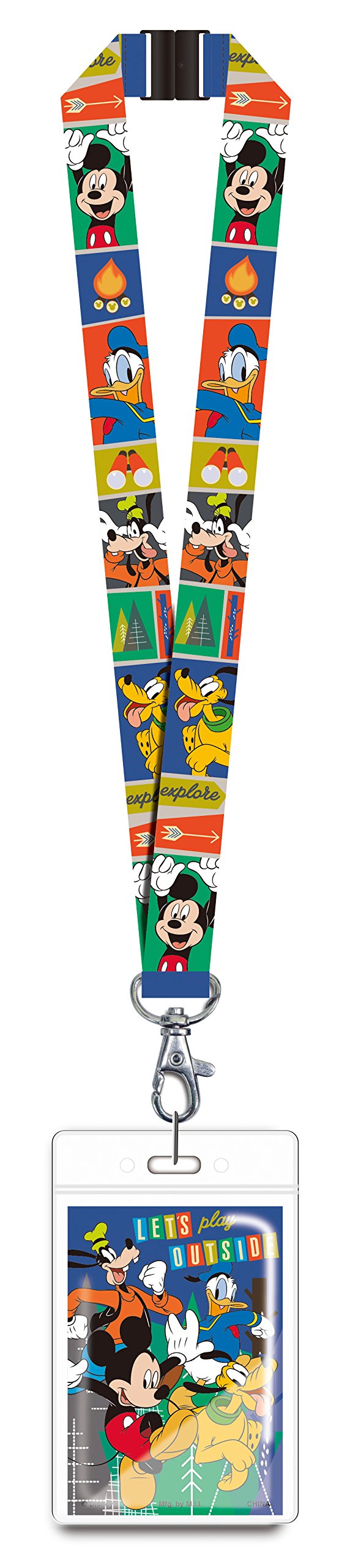 Disney 85927 Mickey & Gang Lanyard Novelty and Amusement Toys, Blue