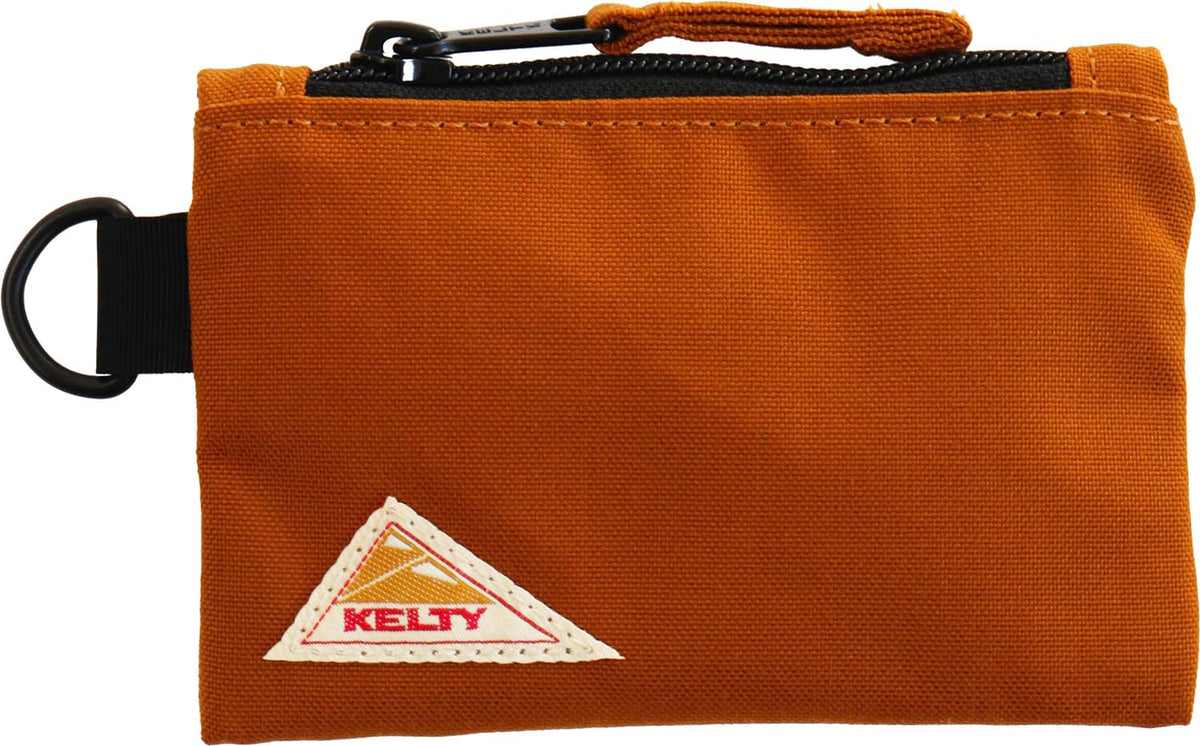 Kelti 3259234825 Mini Rectangle POUCH 3 Coin Purse, Card Case, Small Storage, brown (caramel), One Size