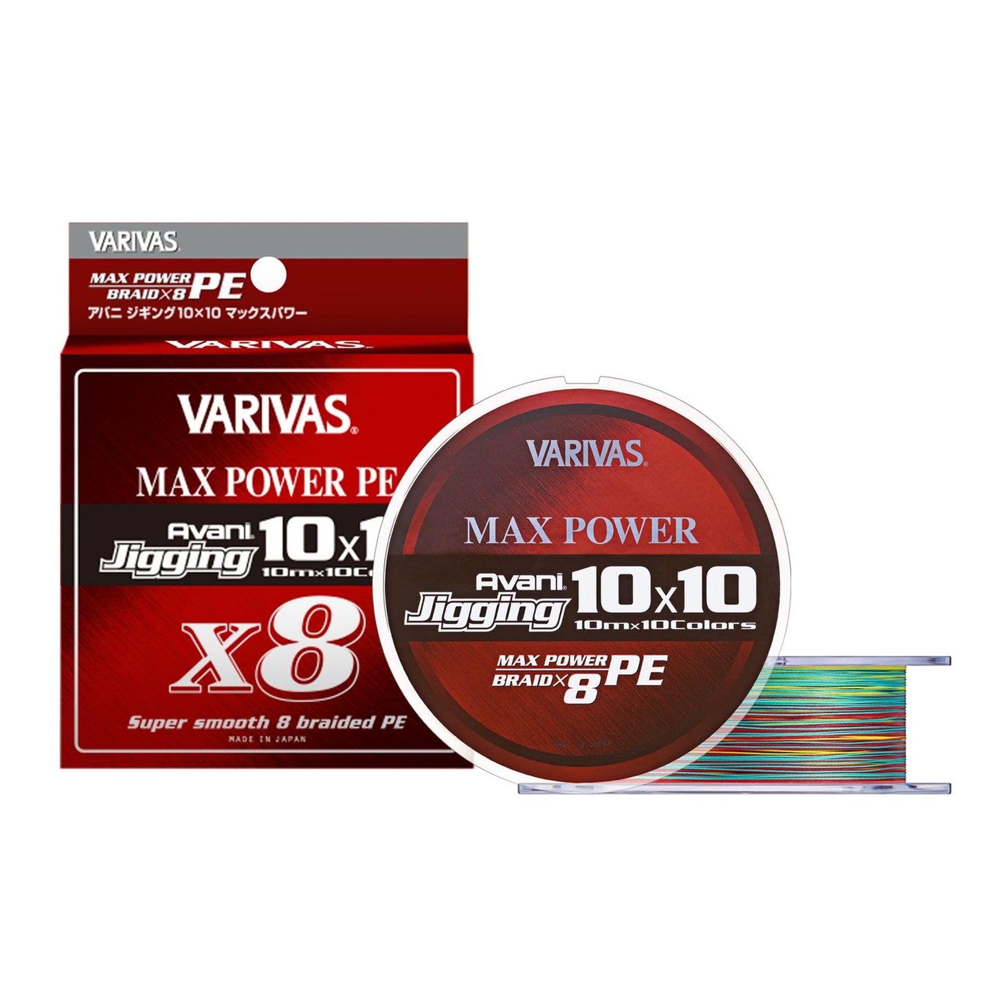 VARIVAS Avani Jigging 10×10 Max Power PE x8, 200m, (gou #3) 48 lb