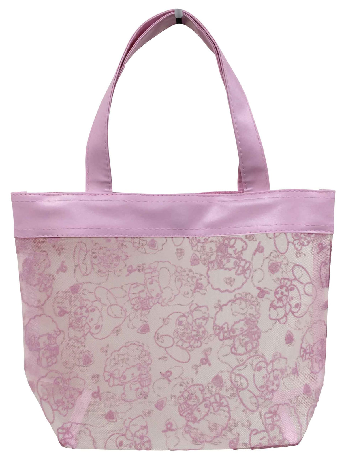 アイプランニング I Planning Sanrio Characters Tulle Flocked Mini Tote My Melody W 11.8 x H 7.9 x D 4.3 inches (300 x 200 x 110 mm) k8680A