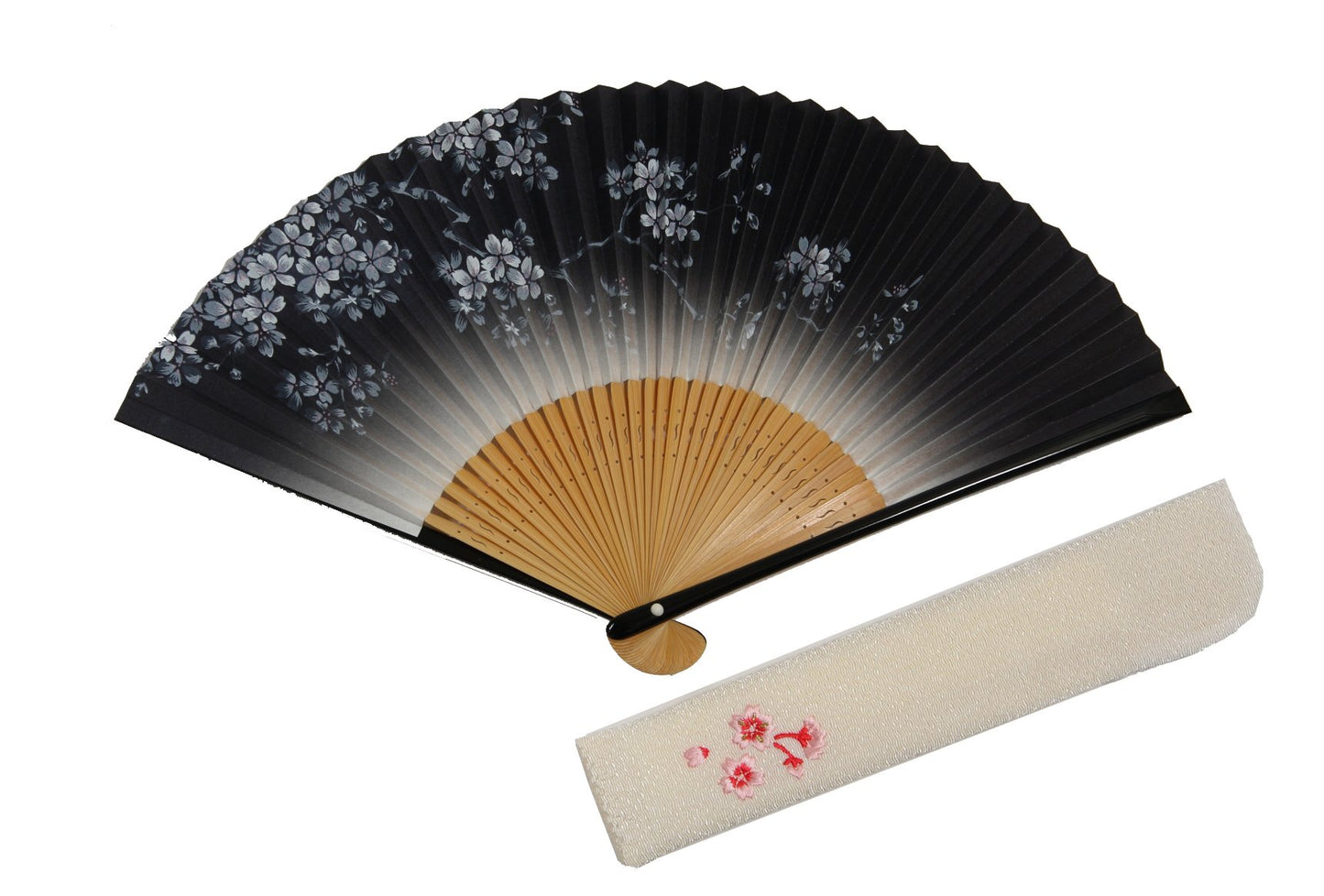 HASEGAWA Kyoto Folding Fan Cherry Tree Design Made in Japan