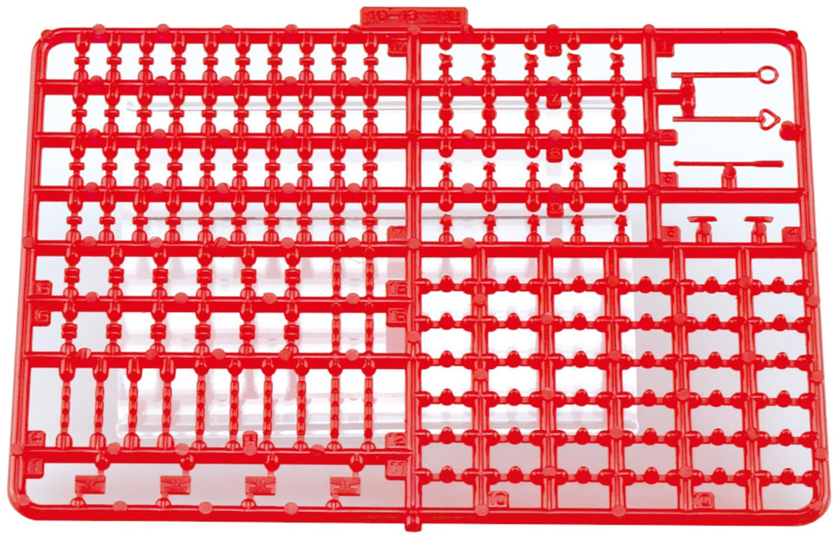 Qingdao Cultural Teaching Association AOSHIMA 1/32 The Decotra Parts No. 11 - Set of 4 Marker Lamps, Transparent Red Color for Plastic Models (Car)