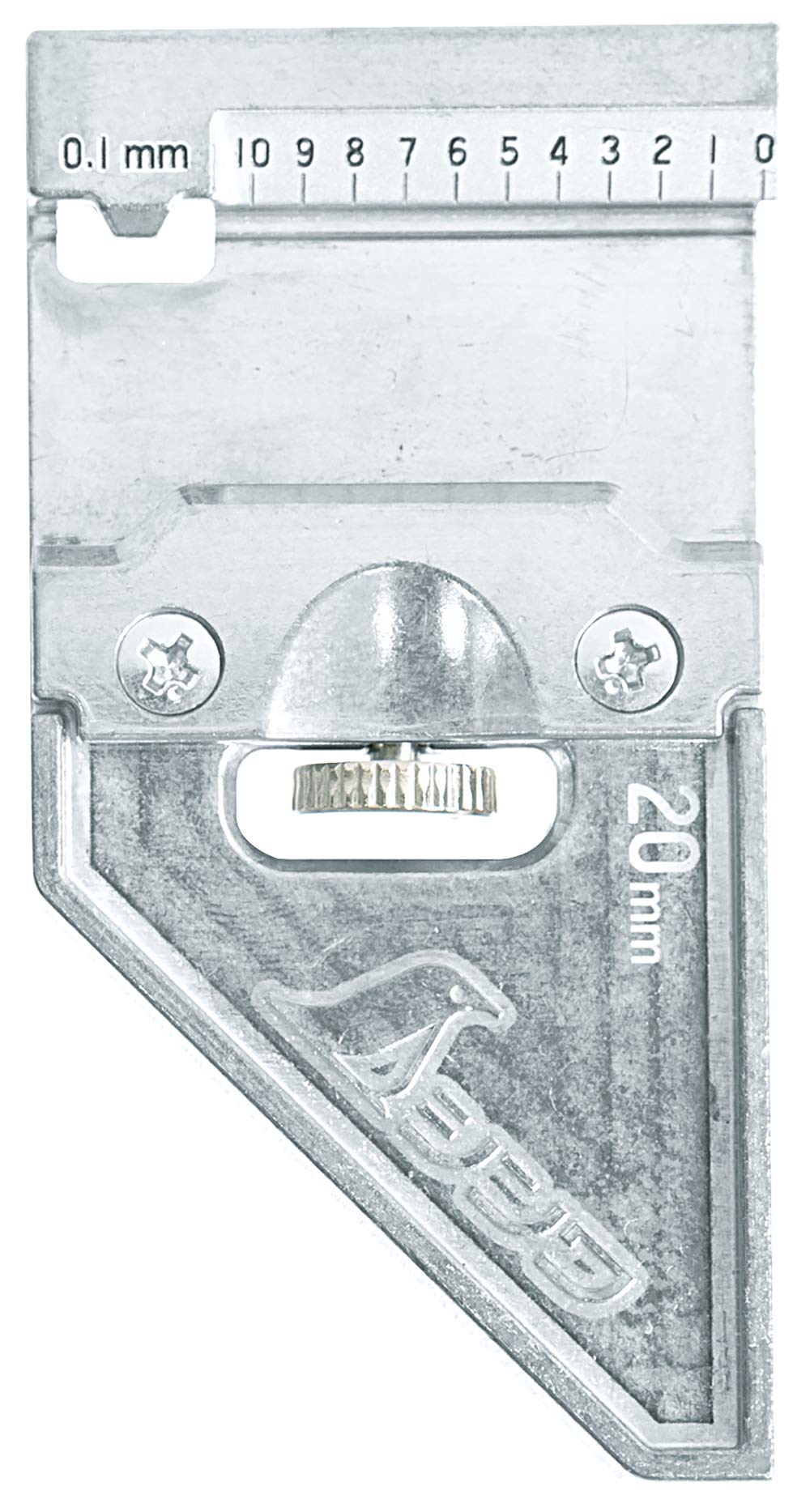 Shinwa Sokutei 12484 Metal Measuring Stopper for Thick Wide Width