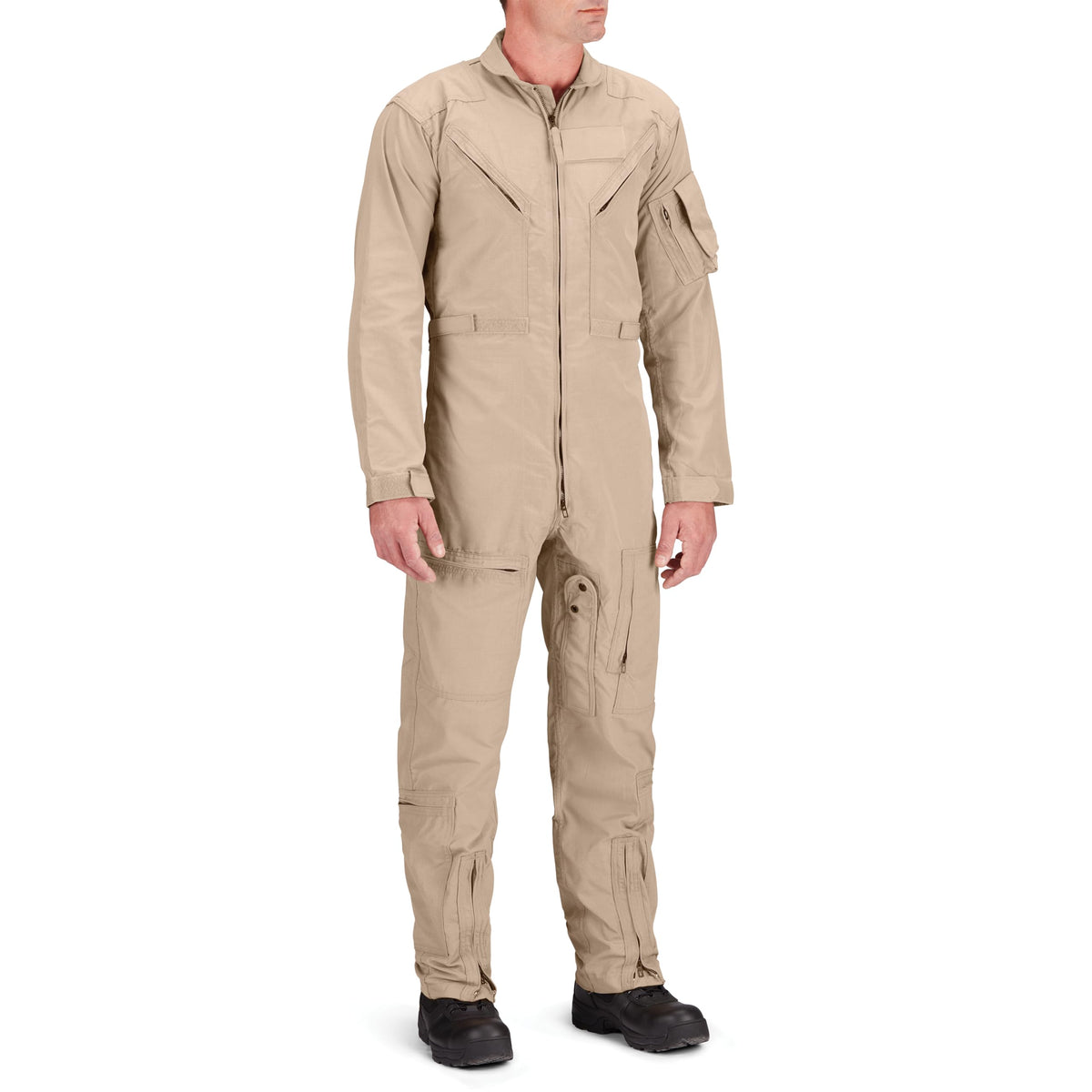 Propper Unisex Cotton Twill 27/P Flyers Coverall, Tan, 3XL Reg