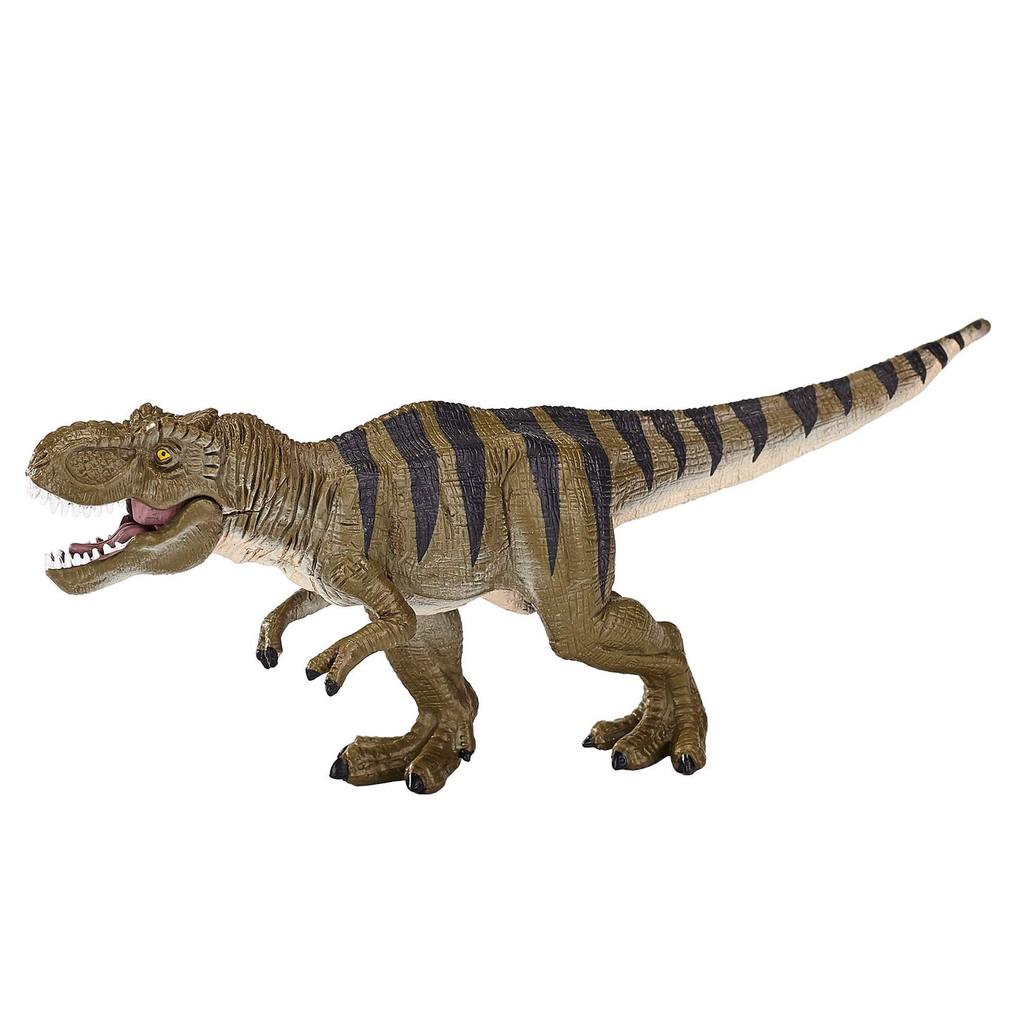 MOJO - T-Rex Tyrannosaurus with Moving Articulated Jaw | Hand-Painted Toy Figure | Prehistoric Life Collection | True to Life & Highly Detailed | Designed in UK