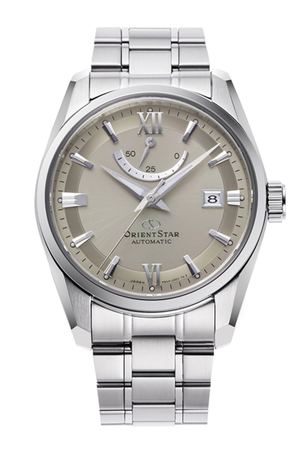 Orient Star Automatic Watch, Standard, Mechanical, Made in Japan, Japanese Manufacturer Warranty, Gray, Bracelet Type