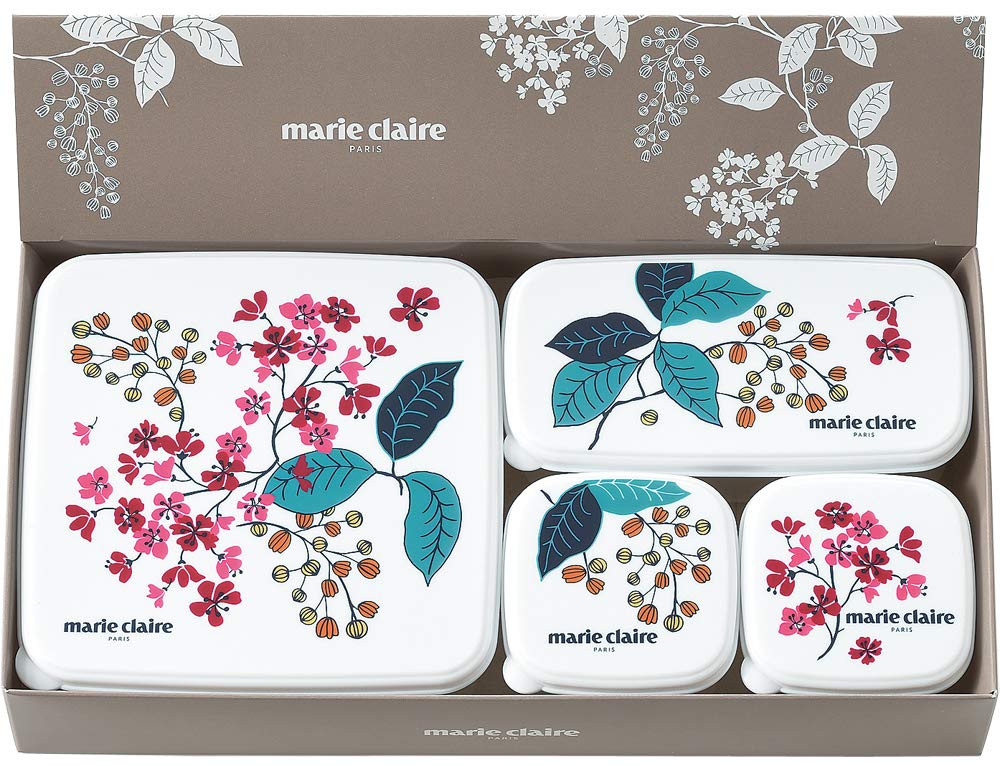 mari・kure-ru French Lilac Set of 4 Sealed Container (B) MC – 671