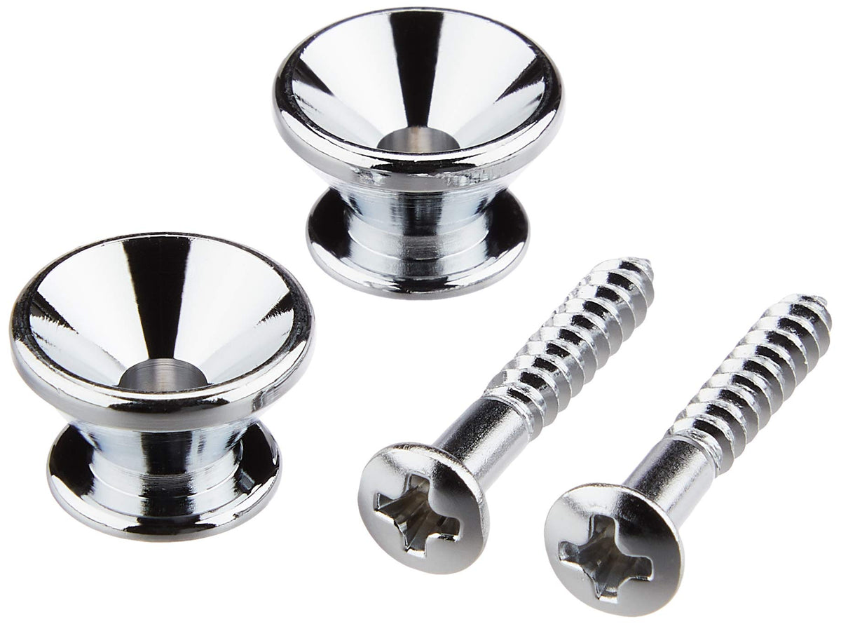 GOTOH Strap Pin, Fender Type, Set of 2, Chrome (PEP-B2C) EP-B2C