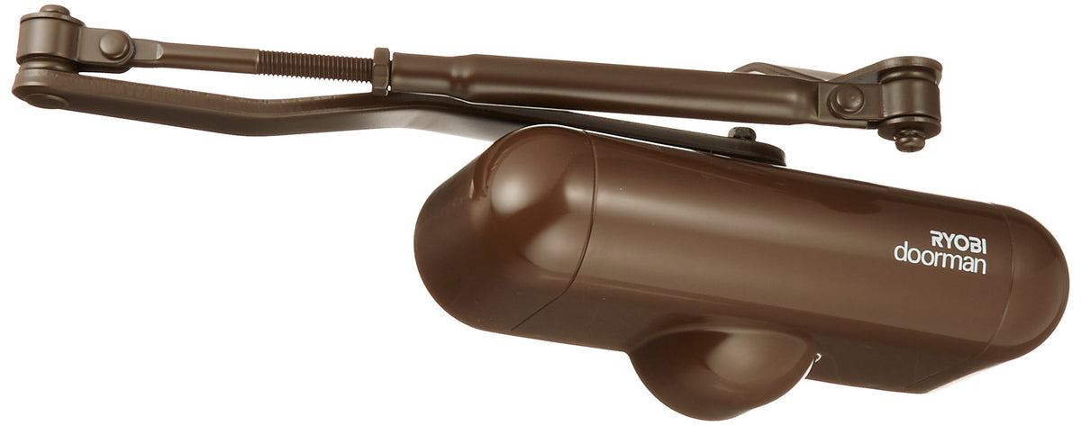 RYOBI Inc. Door Closer, Hallway, 102P, Aluminum, Brown (Chocolate)