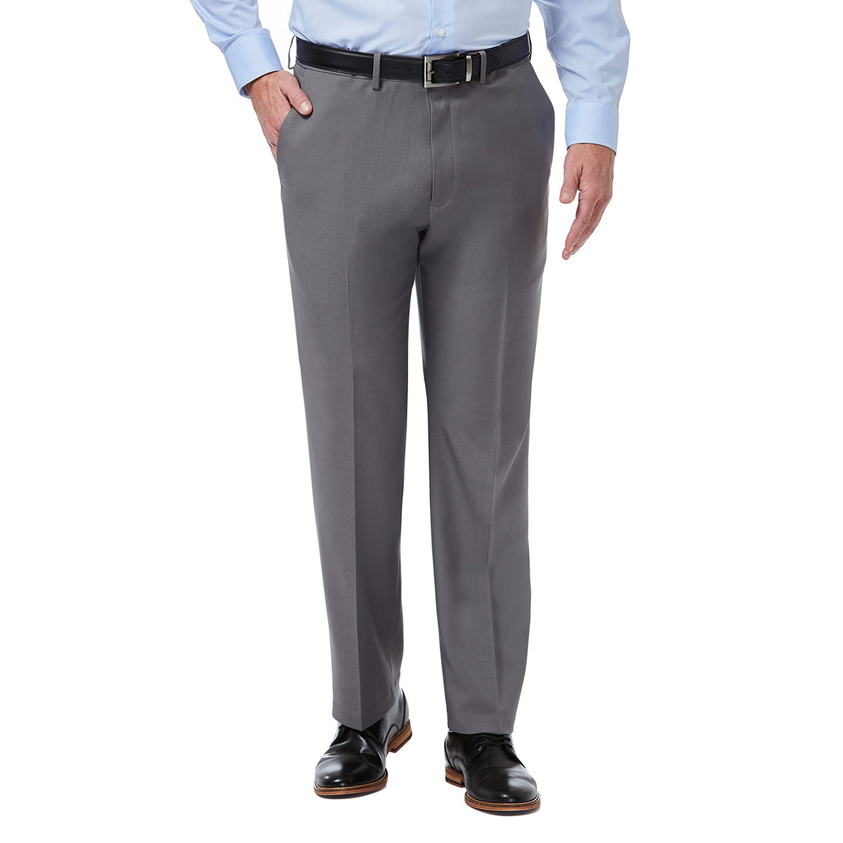 Haggar Men's Classic Fit Premium Comfort Dress Pant Medium Grey