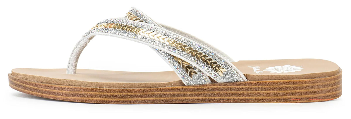 Yellow Box Dina Women's Sandal, 8.5 B(M) US, Natural