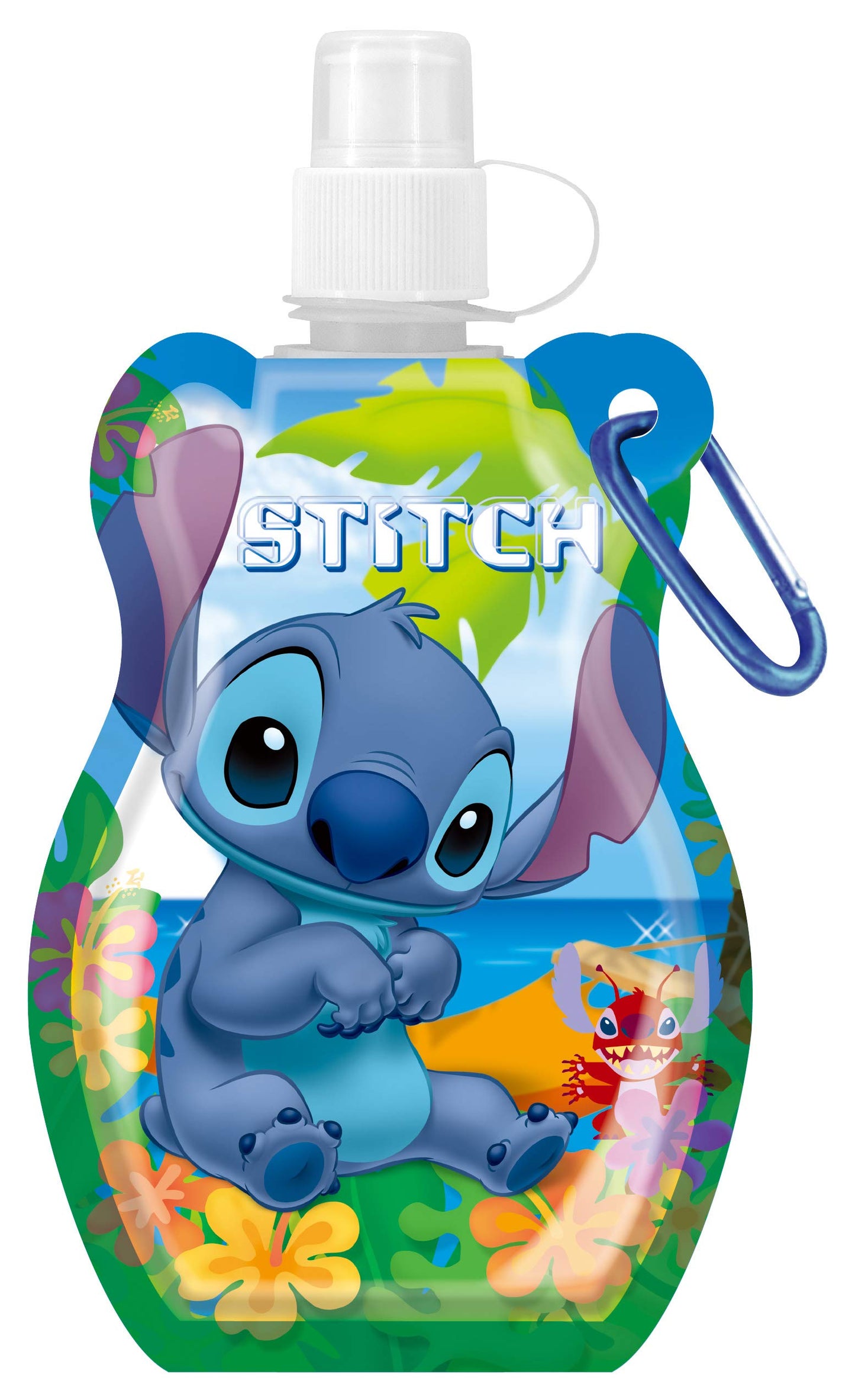 Disney 85227 Stitch Water Bottle Key Ring, Multi-Colored