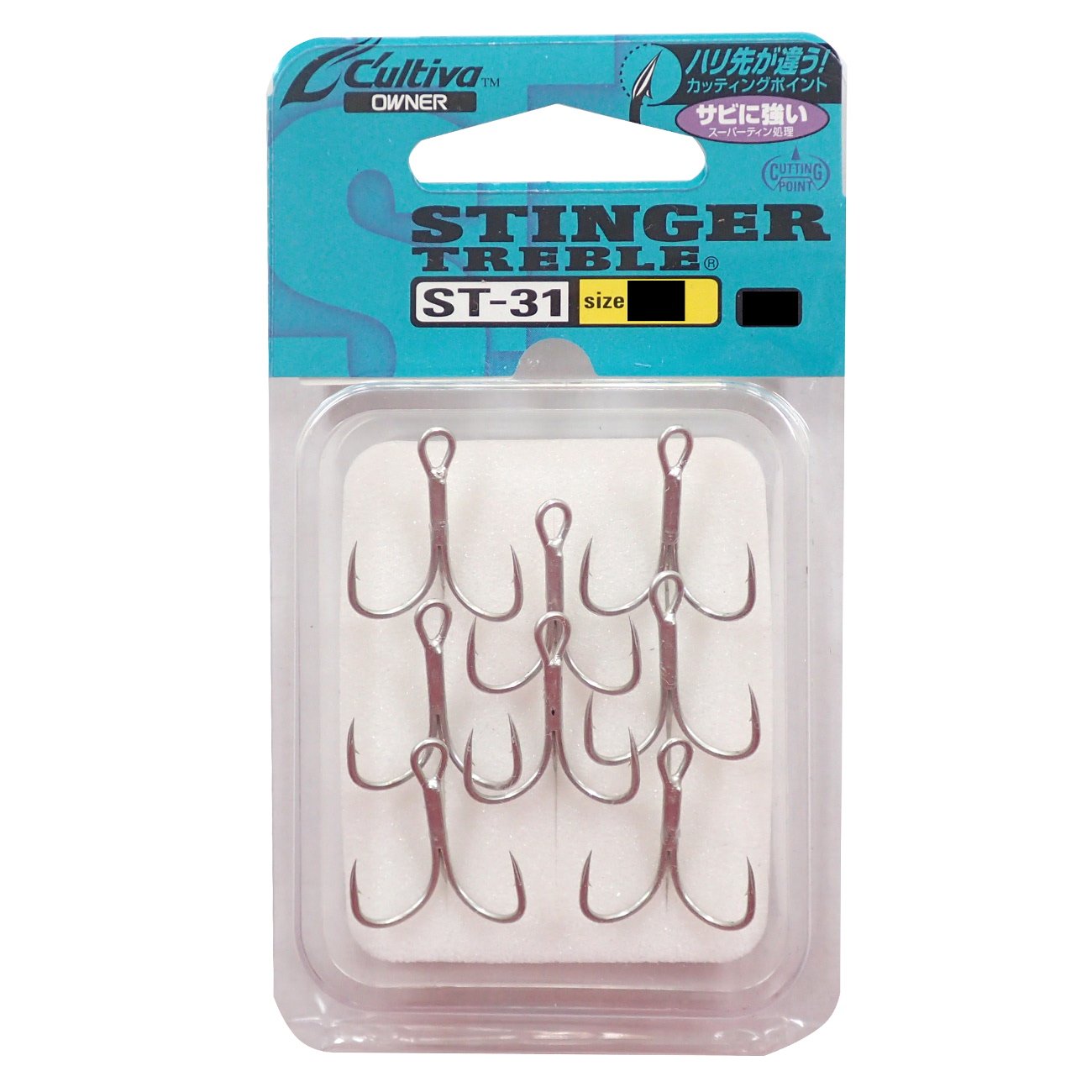 Owner ST-31 Triple Hook, Stinger Triple Hook, No. 4, 11518