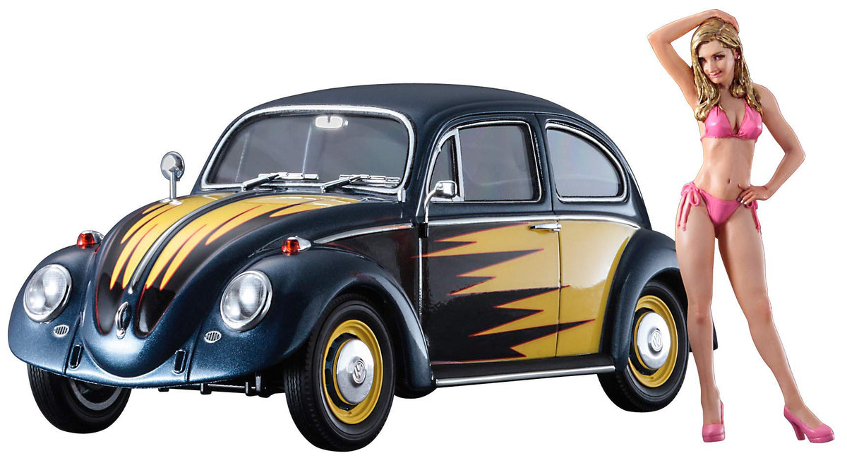 Hasegawa SP445 1/24 Volkswagen Beetle Type 1 with Figure Plastic Model Kit