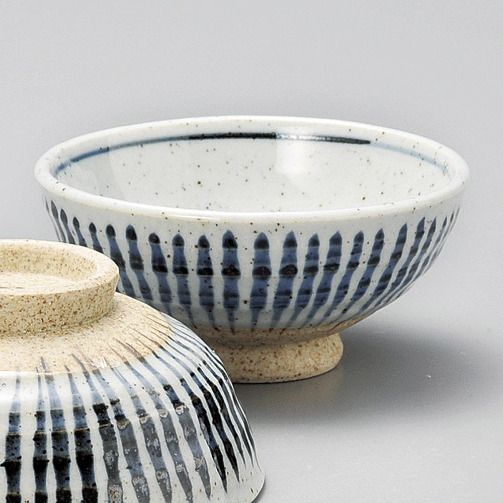 せともの本舗 Nashiji Hosotusa Nakahira [4.7 x 2.2 inches (12 x 5.6 cm), 7.8 oz (220 g), Rice Bowl, Restaurant, Ryokan, Japanese Tableware, Restaurant, Stylish, Tableware, Commercial Use
