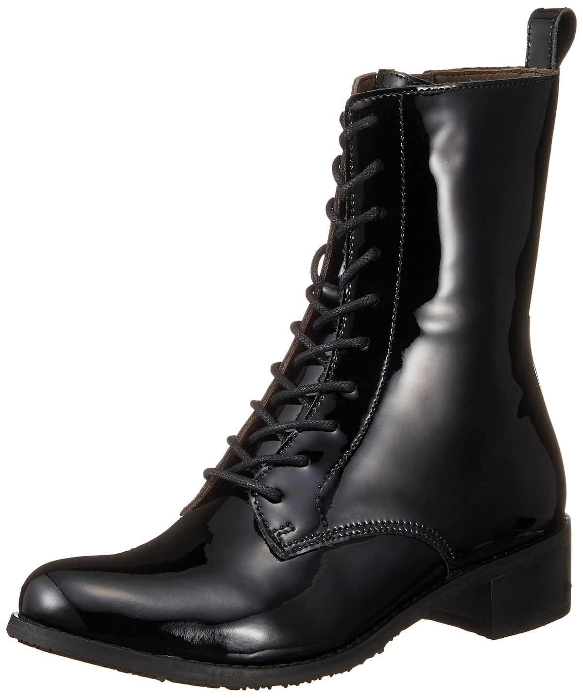 YOSUKE(ヨースケ) Women's Platform, Black Enamel, 23.0 cm
