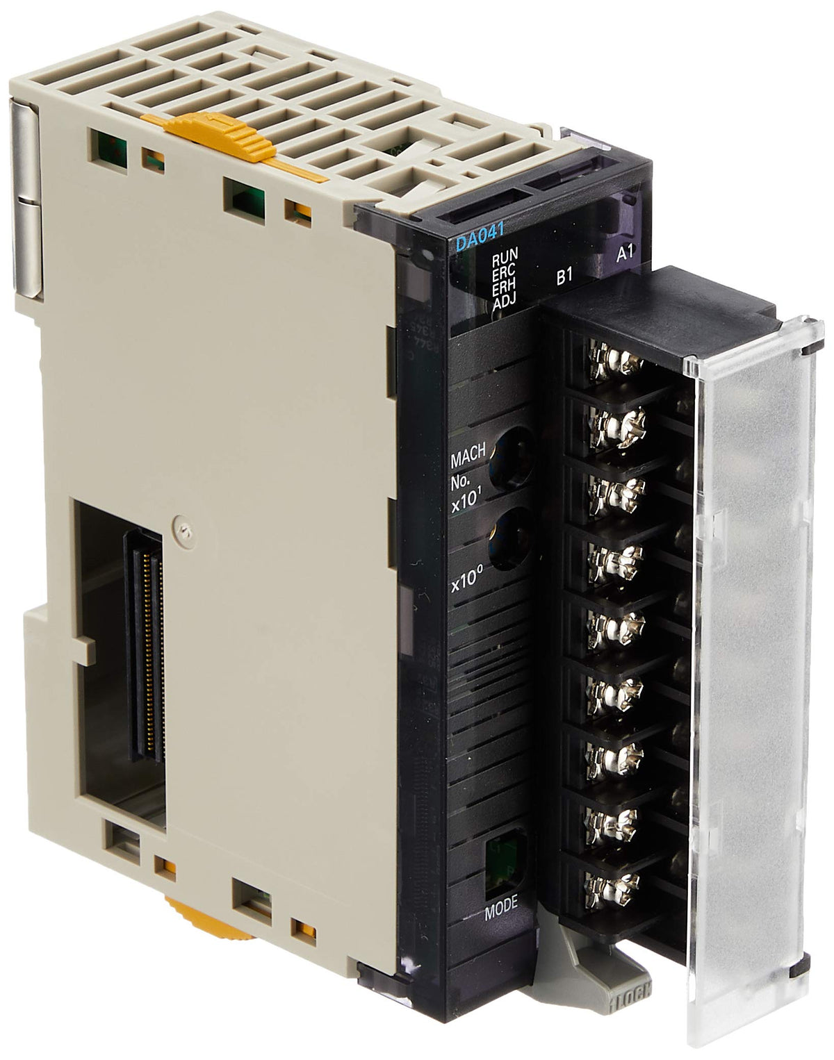 OMRON CJ1W-DA041-10 to 10 V / 0 to 10 V / 0 to 5 V 1 to 5 4 to 20 MA, 200 MA, 24 DC, 4 Point, Analog Output Module, DIN Rail MOUNTING, SCREWLESS CLAMP Terminal