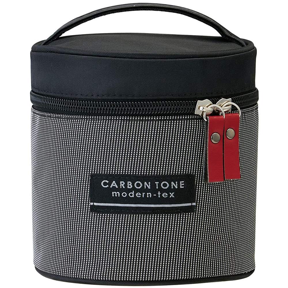 Skater KBST1-A Insulated Lunch Box, Bowl-shaped, 20.3 fl oz (600 ml), Exclusive Lunch Bag, Carbon Tone, Diameter 5.1 x Height 5.0 inches (13 cm) x Height 5.0 inches (12.8 cm)