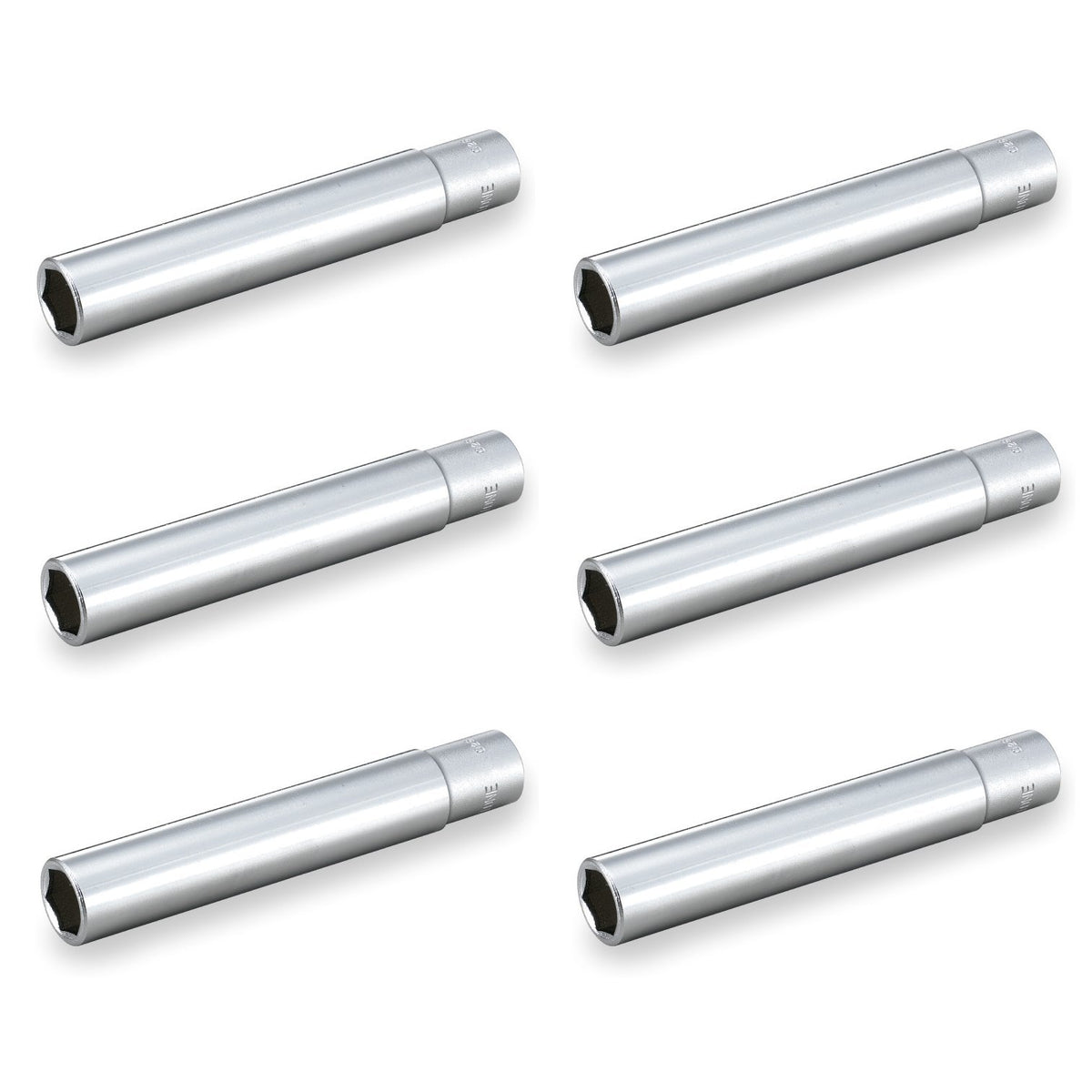 tone (Tone) Extra Long Socket (6 Corners) 3s – 14l120 – 6S Bayonet 9.5 mm Square Double Face Width 14 mm, 6 Pieces, 50-Pack