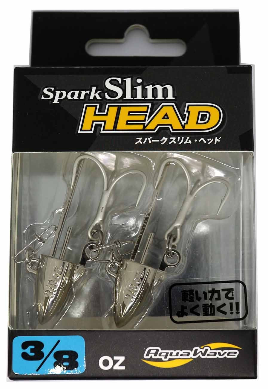 ko-moran (Cormoran) Jig Head Spark Slim Head 3/8oz # 1 Silver.