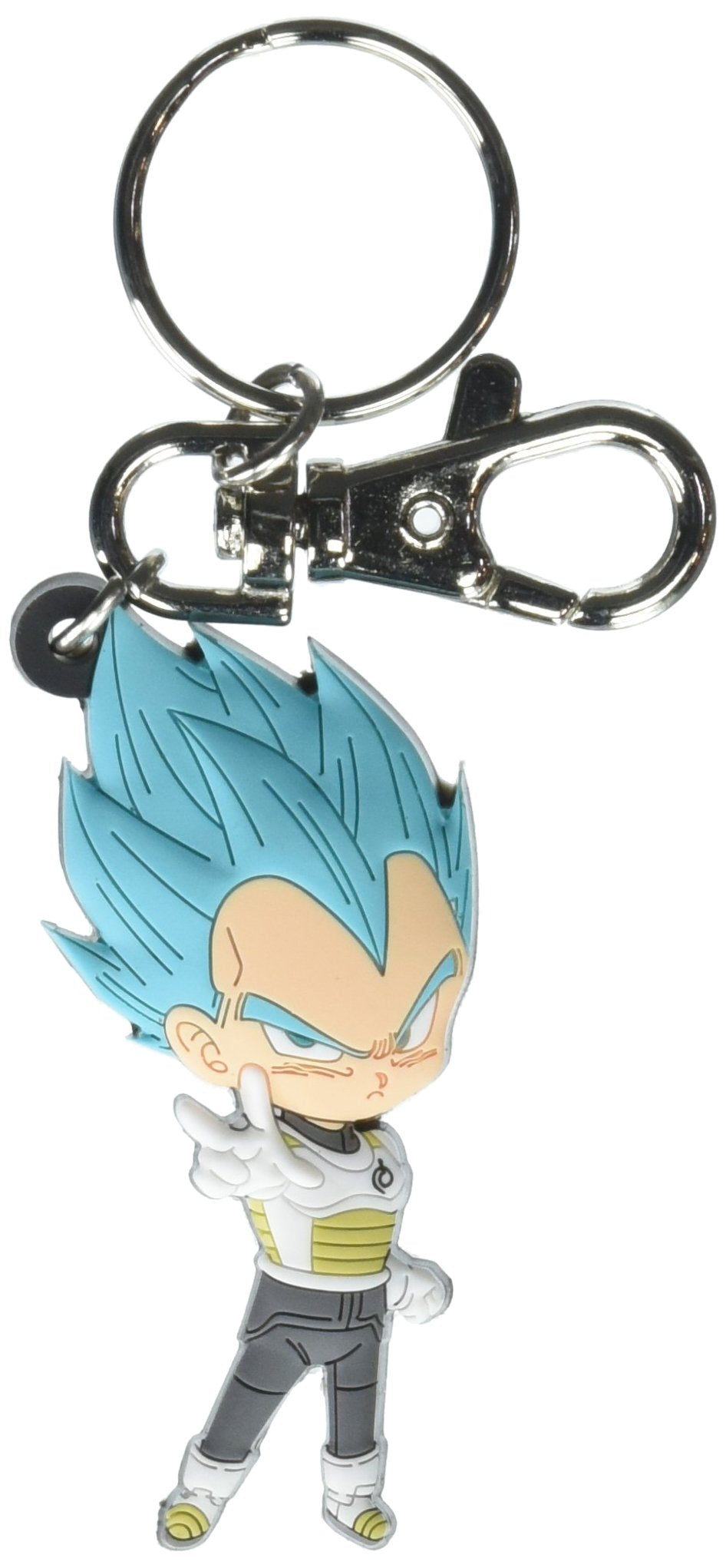 Great Eastern GE-85453 Dragon Ball Super Saiyan Blue Vegeta PVC Keychain