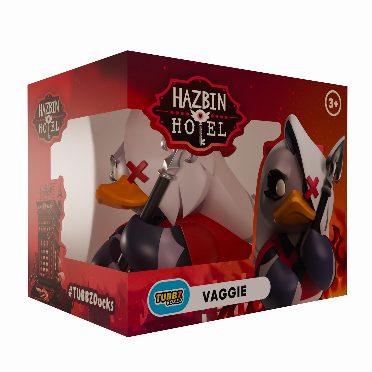 TUBBZ: Hazbin Hotel - Vaggie Fallen Angel Rubber Duck Collectible Toy 3.5"