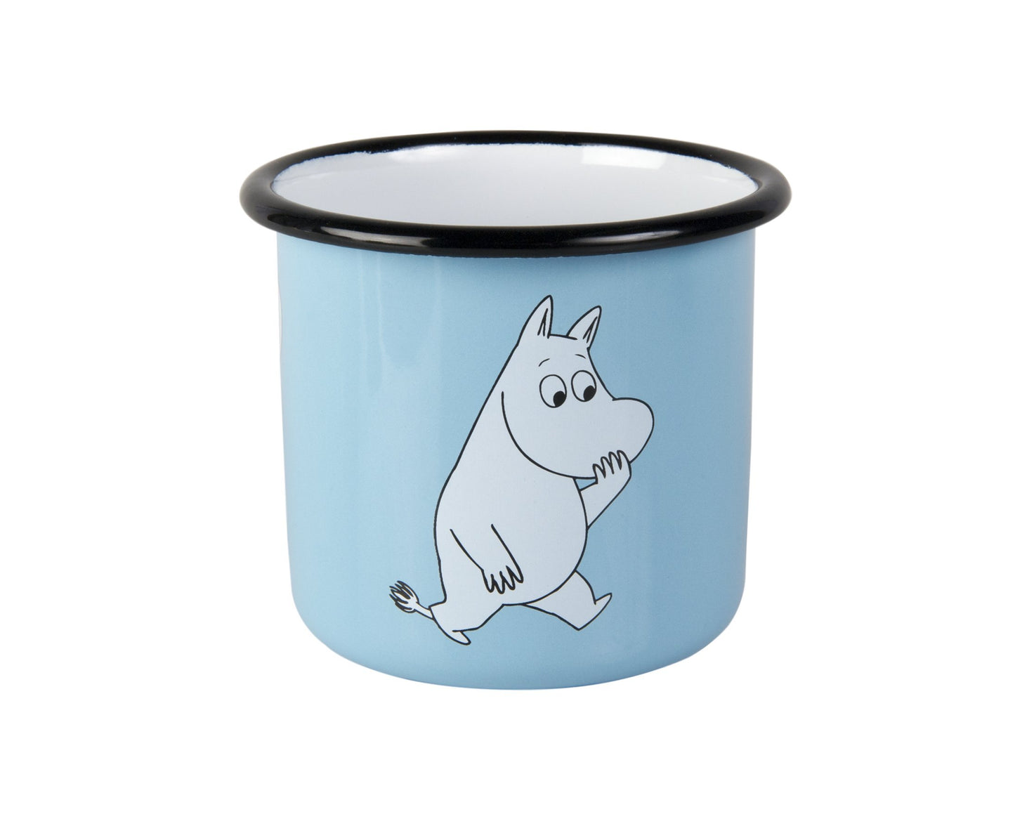 Muurla Enamel Moomin Moomintroll Junior Mug Cup in Light Blue 25cl 8.45fl oz