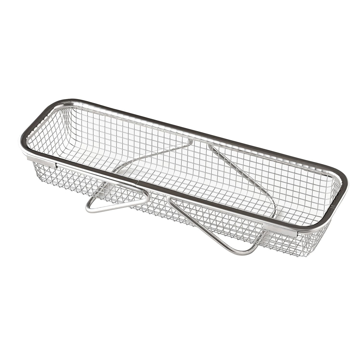 Leye Leeye Stainless Steel Mesh Drainer Basket 16.1 inches (41 cm) Wide Compact Design for Draining Vegetables and Dishes, Made in Japan
