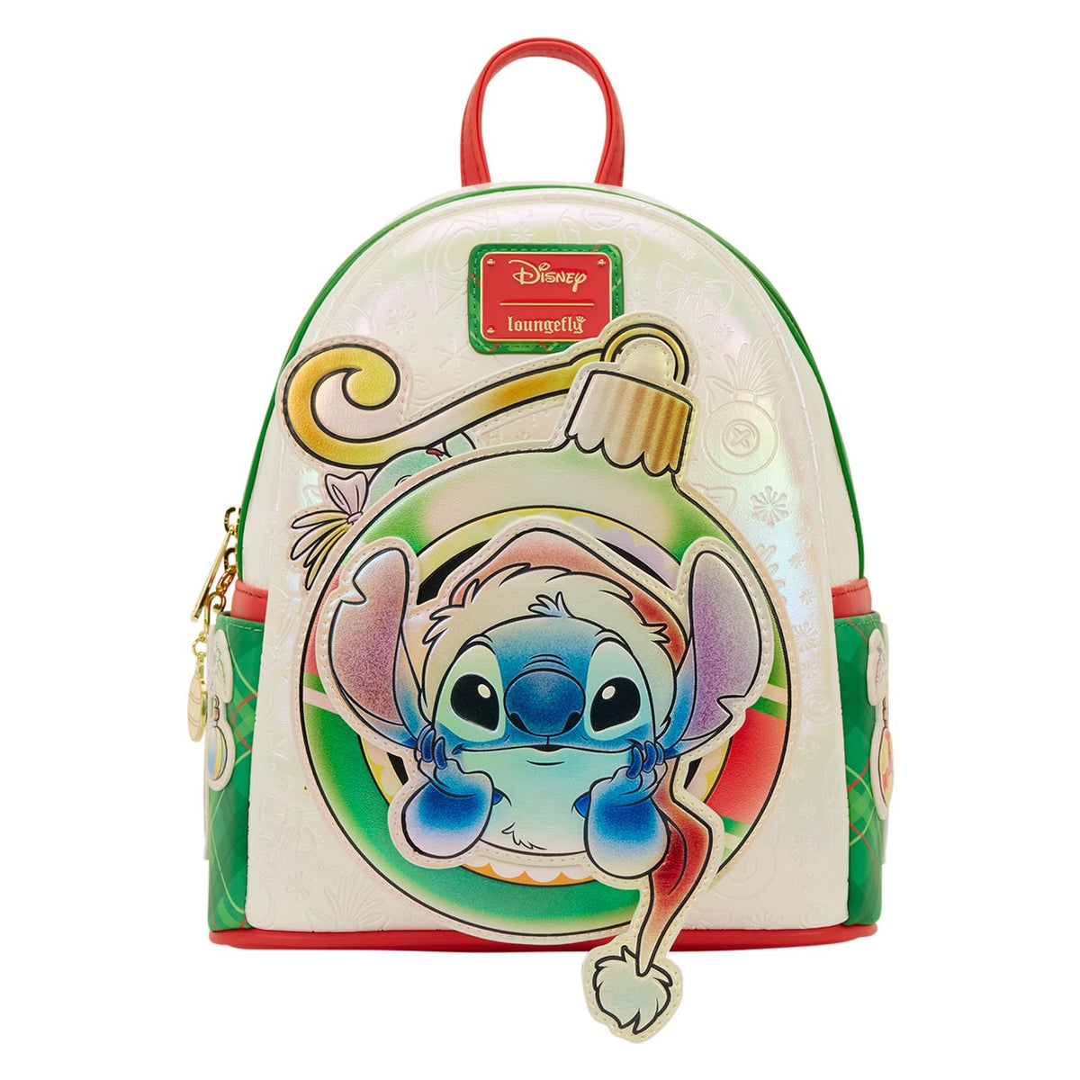 Loungefly Disney Lilo and Stitch Holiday Mini Backpack