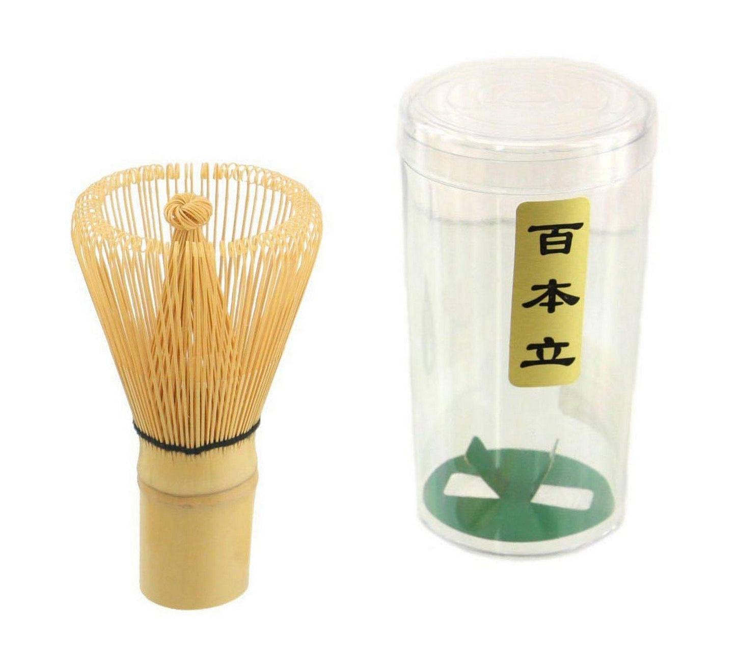 JapanBargain 2200, 3-Pack Bamboo Matcha Whisks Japanese Ceremonial Matcha Chasen Green Tea Powder Whisk for Tea Ceremony, 100 Prong